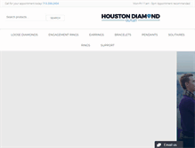 Tablet Screenshot of houstondiamondoutlet.com